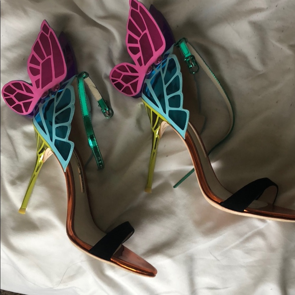 Sophia Webster butterfly fairy heels